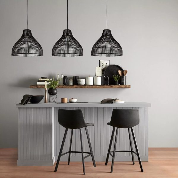 9394140_99-jpg Textured Faux Leather and Metal Bar Stool