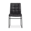 Faux Leather and Metal Dining Chair