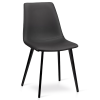 Faux Leather and Metal Dining Chair