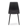 Faux Leather and Metal Dining Chair