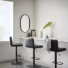 9398317_97-jpg Black Matte Faux Leather and Metal Adjustable Bar Stool
