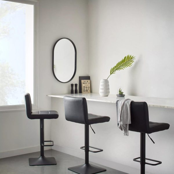 9398317_97-jpg Black Matte Faux Leather and Metal Adjustable Bar Stool