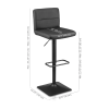 9398317_d-png Black Matte Faux Leather and Metal Adjustable Bar Stool