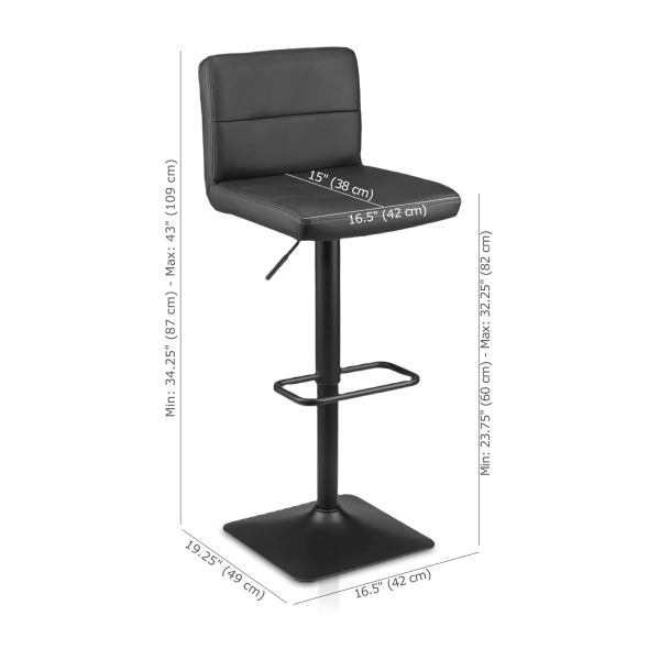 9398317_d-png Black Matte Faux Leather and Metal Adjustable Bar Stool