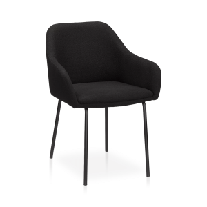9405118-png Fabric and Metal Dining Chair