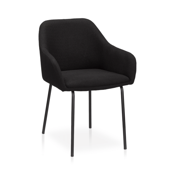 9405118-png Fabric and Metal Dining Chair
