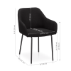9405118_d-png Fabric and Metal Dining Chair