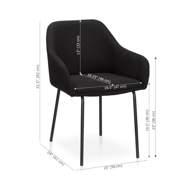9405118_d-png Fabric and Metal Dining Chair