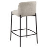 Fabric and Metal Bar Stool