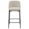 Fabric and Metal Bar Stool