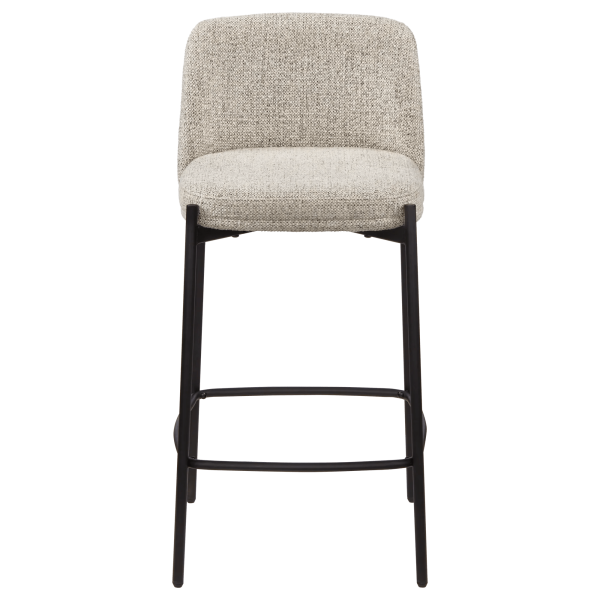 Fabric and Metal Bar Stool