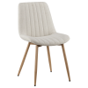 9407912 Fabric and Metal Dining Chair