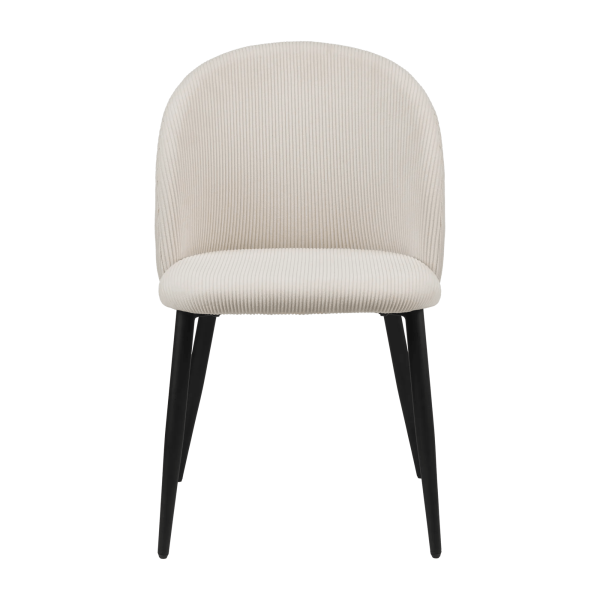 9408850_2 Modern Cream Chair with Black Legs