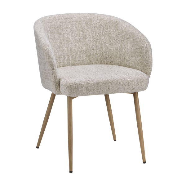 Upholstered Fabric Accent Chair