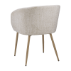 Upholstered Fabric Accent Chair