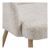Upholstered Fabric Accent Chair