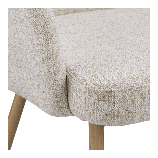Upholstered Fabric Accent Chair