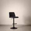 F27_SS_barstool_9408186_0175_WEB Black Faux Leather and Metal Bar Stool