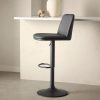 F27_SS_barstool_9408186_0502_WEB Black Faux Leather and Metal Bar Stool