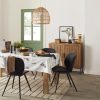 SAGE_HARMONY_MKT_DINING_0109-jpg Black Faux Leather and Metal Chair